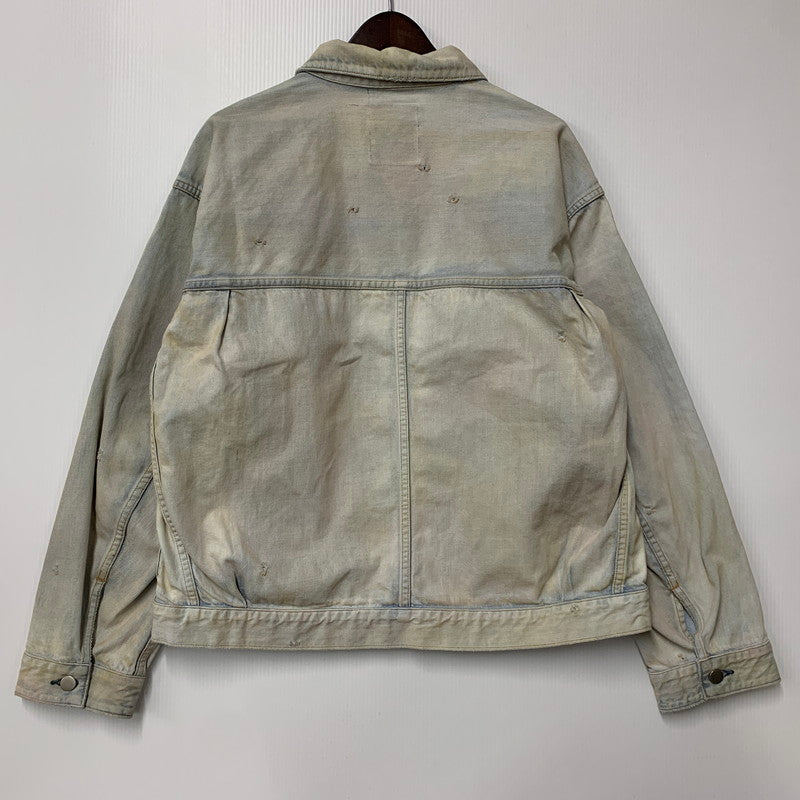 【中古美品】【メンズ】 ANCELLM アンセルム LAYERING COLOR DENIM JACKET ANC-JK67 レイヤリングカラー デニムジャケット アウター 140-251212-as-01-izu サイズ：1 カラー：インディゴ 万代Net店