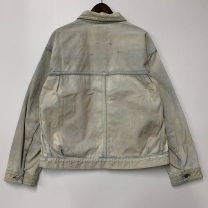 【中古美品】【メンズ】 ANCELLM アンセルム LAYERING COLOR DENIM JACKET ANC-JK67 レイヤリングカラー デニムジャケット アウター 140-251212-as-01-izu サイズ：1 カラー：インディゴ 万代Net店