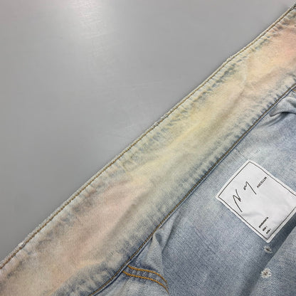 【中古美品】【メンズ】 ANCELLM アンセルム LAYERING COLOR DENIM JACKET ANC-JK67 レイヤリングカラー デニムジャケット アウター 140-251212-as-01-izu サイズ：1 カラー：インディゴ 万代Net店