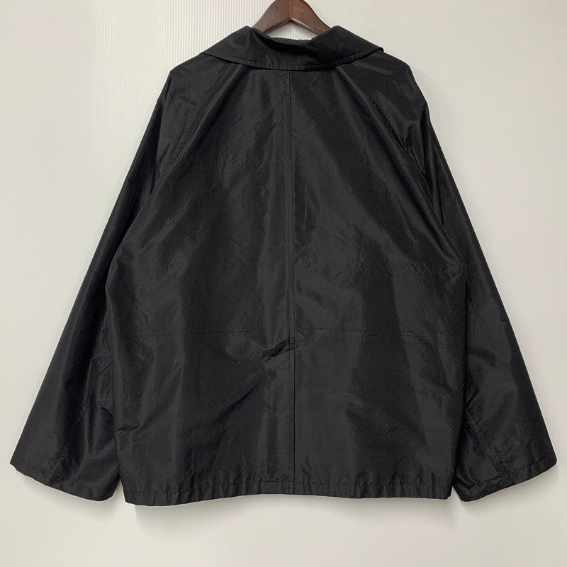 【中古品】【メンズ】 BLANC YM ブランワイエム SILK OVERSIZE RAGLAN JACKET BL-25S-SORJ シルク オーバーサイズ ラグラン ジャケット アウター 140-251212-as-11-izu サイズ：M カラー：ブラック 万代Net店