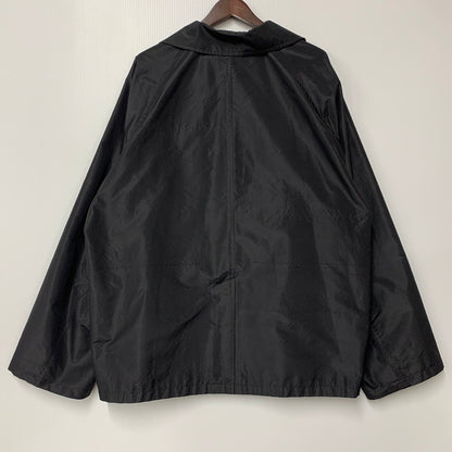 【中古品】【メンズ】 BLANC YM ブランワイエム SILK OVERSIZE RAGLAN JACKET BL-25S-SORJ シルク オーバーサイズ ラグラン ジャケット アウター 140-251212-as-11-izu サイズ：M カラー：ブラック 万代Net店