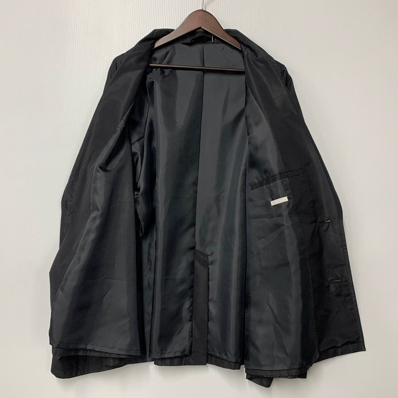 【中古品】【メンズ】 BLANC YM ブランワイエム SILK OVERSIZE RAGLAN JACKET BL-25S-SORJ シルク オーバーサイズ ラグラン ジャケット アウター 140-251212-as-11-izu サイズ：M カラー：ブラック 万代Net店