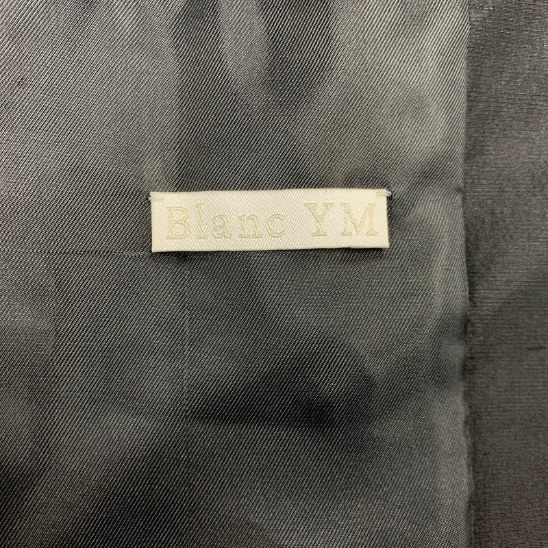 【中古品】【メンズ】 BLANC YM ブランワイエム SILK OVERSIZE RAGLAN JACKET BL-25S-SORJ シルク オーバーサイズ ラグラン ジャケット アウター 140-251212-as-11-izu サイズ：M カラー：ブラック 万代Net店