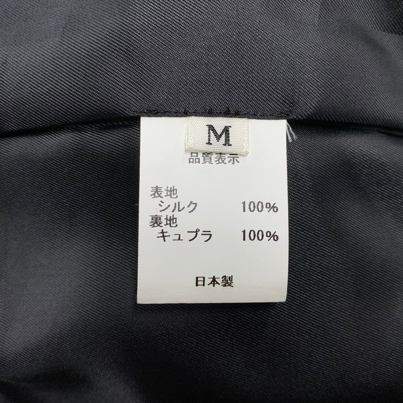 【中古品】【メンズ】 BLANC YM ブランワイエム SILK OVERSIZE RAGLAN JACKET BL-25S-SORJ シルク オーバーサイズ ラグラン ジャケット アウター 140-251212-as-11-izu サイズ：M カラー：ブラック 万代Net店