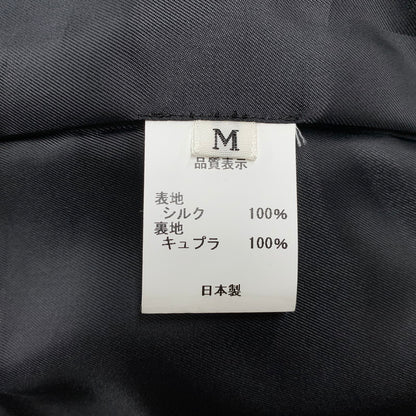 【中古品】【メンズ】 BLANC YM ブランワイエム SILK OVERSIZE RAGLAN JACKET BL-25S-SORJ シルク オーバーサイズ ラグラン ジャケット アウター 140-251212-as-11-izu サイズ：M カラー：ブラック 万代Net店