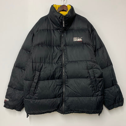 【現状渡し品】【メンズ】 FIRST DOWN ファーストダウン REVERSIBLE DOWN JACKET リバーシブル ダウンジャケット アウター 146-251212-as-15-izu サイズ：4XL カラー：ブラック/イエロー 万代Net店
