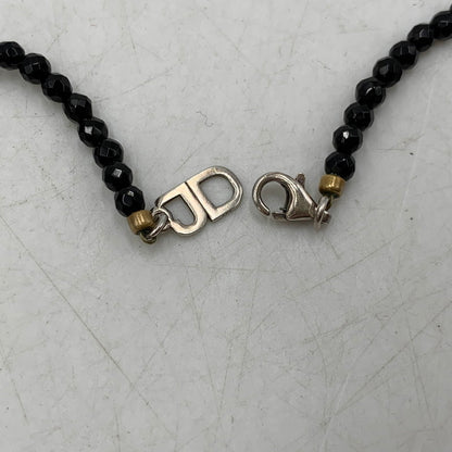 【中古品】【メンズ/レディース】 Justin Davis ジャスティンデイビス SNJ330 TINY ONYX CHAIN タイニー オニキス チェーン ネックレス アクセサリー 192-251218-kh-02-izu カラー：ブラック 万代Net店