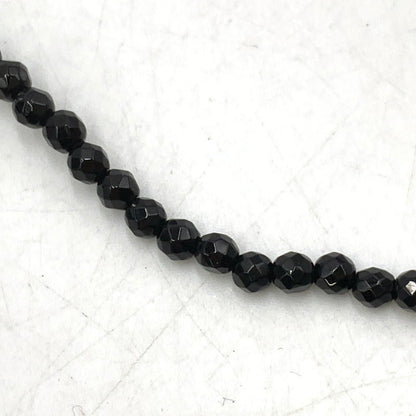 【中古品】【メンズ/レディース】 Justin Davis ジャスティンデイビス SNJ330 TINY ONYX CHAIN タイニー オニキス チェーン ネックレス アクセサリー 192-251218-kh-02-izu カラー：ブラック 万代Net店