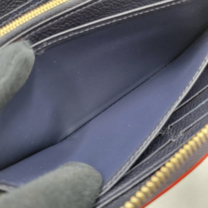 【中古品】【メンズ/レディース】 LOUIS VUITTON ルイ・ヴィトン M62121 SP2270 モノグラム アンプラント ジッピー ウォレット マリーヌルージュ 財布 長財布 179-251215-ya-19-izu カラー：ネイビー 万代Net店