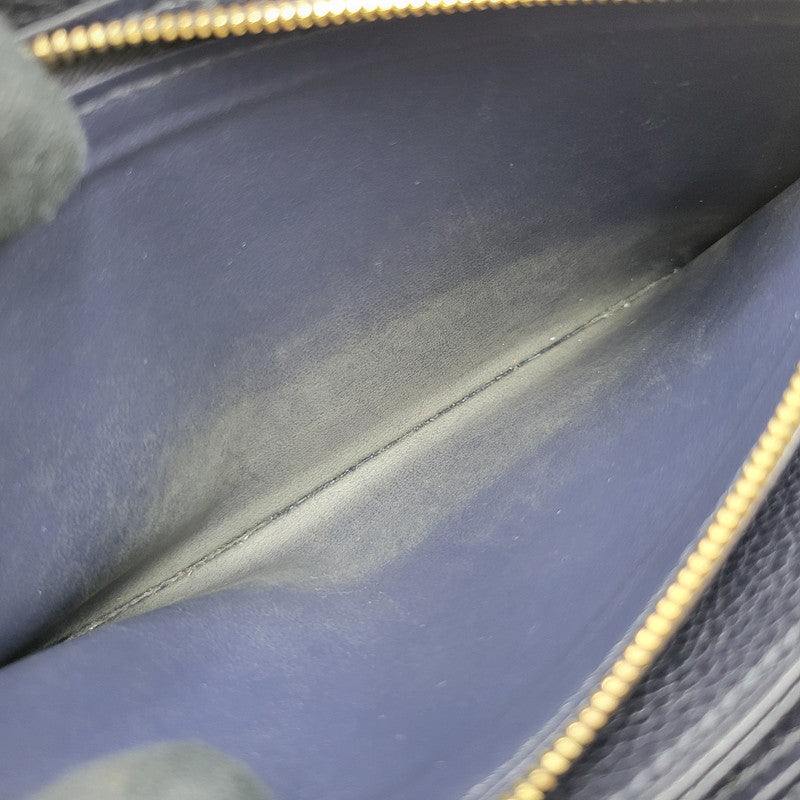 【中古品】【メンズ/レディース】 LOUIS VUITTON ルイ・ヴィトン M62121 SP2270 モノグラム アンプラント ジッピー ウォレット マリーヌルージュ 財布 長財布 179-251215-ya-19-izu カラー：ネイビー 万代Net店