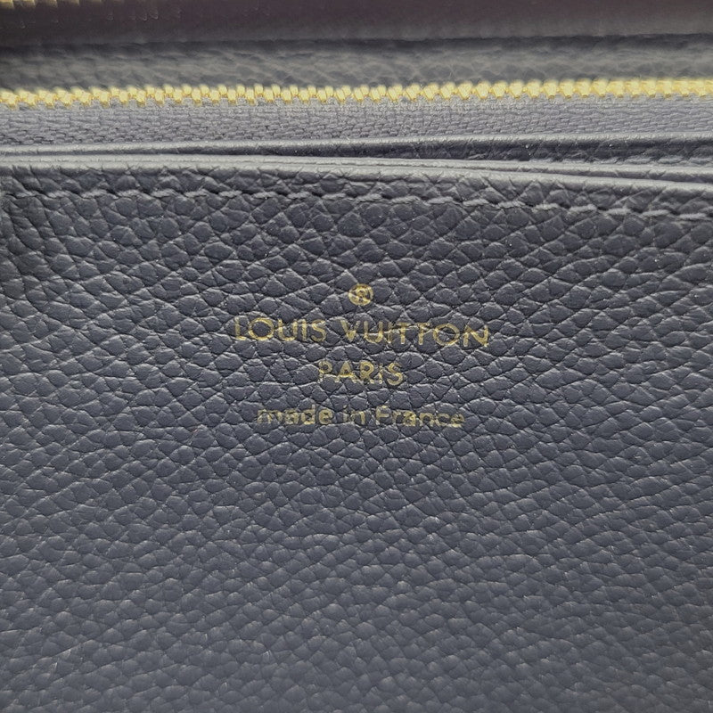 【中古品】【メンズ/レディース】 LOUIS VUITTON ルイ・ヴィトン M62121 SP2270 モノグラム アンプラント ジッピー ウォレット マリーヌルージュ 財布 長財布 179-251215-ya-19-izu カラー：ネイビー 万代Net店