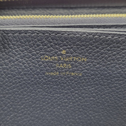 【中古品】【メンズ/レディース】 LOUIS VUITTON ルイ・ヴィトン M62121 SP2270 モノグラム アンプラント ジッピー ウォレット マリーヌルージュ 財布 長財布 179-251215-ya-19-izu カラー：ネイビー 万代Net店