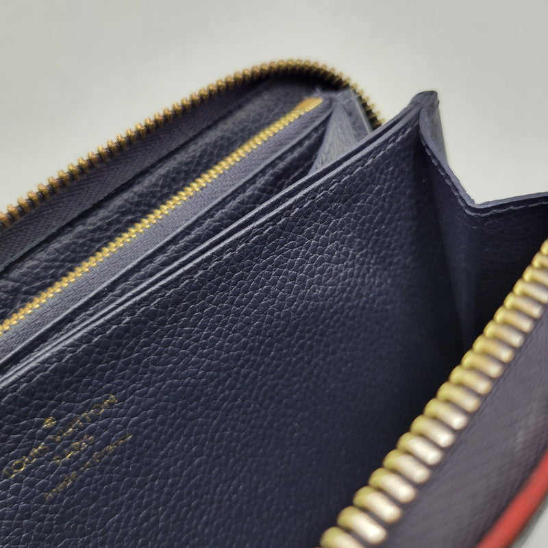【中古品】【メンズ/レディース】 LOUIS VUITTON ルイ・ヴィトン M62121 SP2270 モノグラム アンプラント ジッピー ウォレット マリーヌルージュ 財布 長財布 179-251215-ya-19-izu カラー：ネイビー 万代Net店