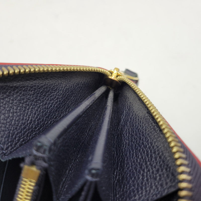 【中古品】【メンズ/レディース】 LOUIS VUITTON ルイ・ヴィトン M62121 SP2270 モノグラム アンプラント ジッピー ウォレット マリーヌルージュ 財布 長財布 179-251215-ya-19-izu カラー：ネイビー 万代Net店