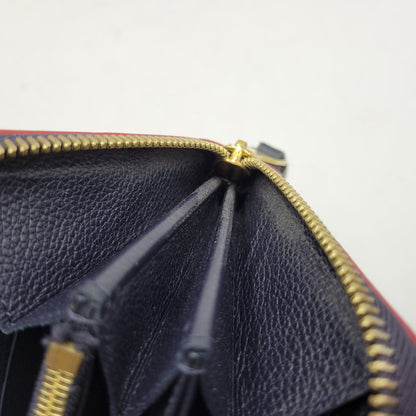 【中古品】【メンズ/レディース】 LOUIS VUITTON ルイ・ヴィトン M62121 SP2270 モノグラム アンプラント ジッピー ウォレット マリーヌルージュ 財布 長財布 179-251215-ya-19-izu カラー：ネイビー 万代Net店