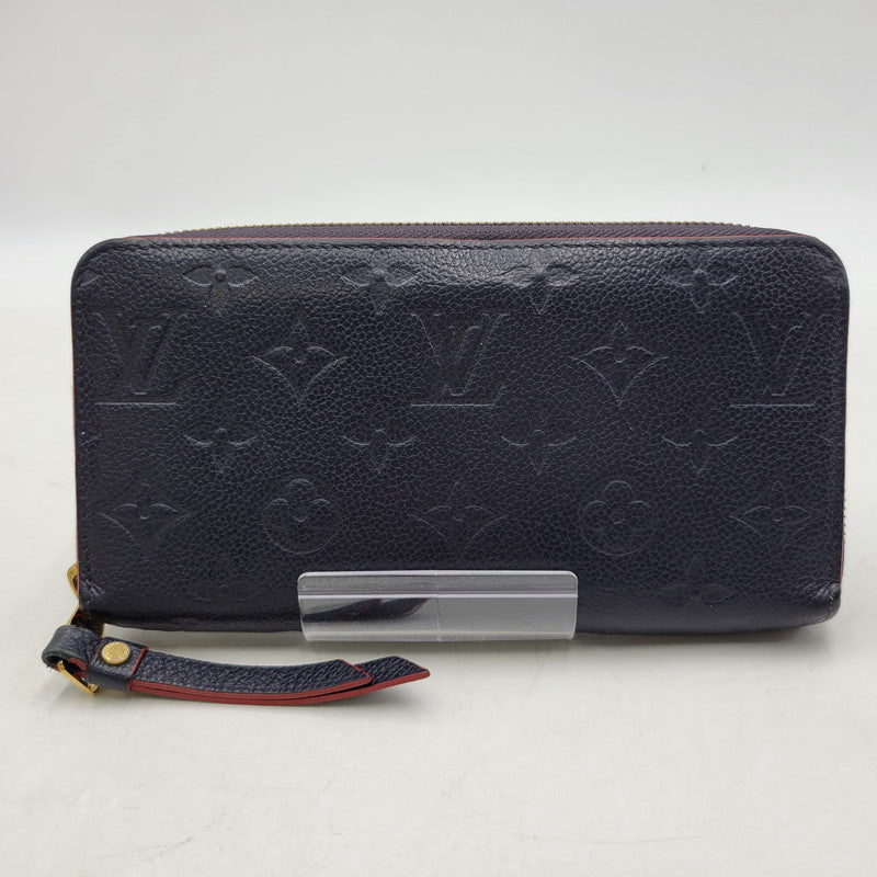 【中古品】【メンズ/レディース】 LOUIS VUITTON ルイ・ヴィトン M62121 SP2270 モノグラム アンプラント ジッピー ウォレット マリーヌルージュ 財布 長財布 179-251215-ya-19-izu カラー：ネイビー 万代Net店