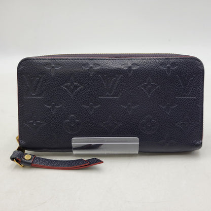 【中古品】【メンズ/レディース】 LOUIS VUITTON ルイ・ヴィトン M62121 SP2270 モノグラム アンプラント ジッピー ウォレット マリーヌルージュ 財布 長財布 179-251215-ya-19-izu カラー：ネイビー 万代Net店