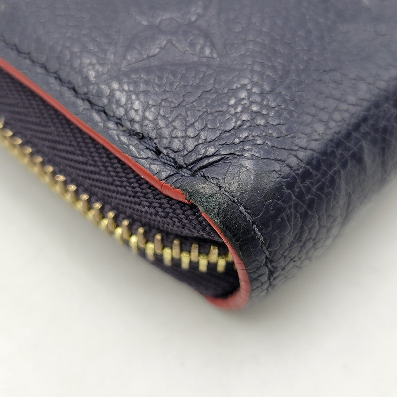 【中古品】【メンズ/レディース】 LOUIS VUITTON ルイ・ヴィトン M62121 SP2270 モノグラム アンプラント ジッピー ウォレット マリーヌルージュ 財布 長財布 179-251215-ya-19-izu カラー：ネイビー 万代Net店