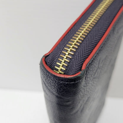 【中古品】【メンズ/レディース】 LOUIS VUITTON ルイ・ヴィトン M62121 SP2270 モノグラム アンプラント ジッピー ウォレット マリーヌルージュ 財布 長財布 179-251215-ya-19-izu カラー：ネイビー 万代Net店