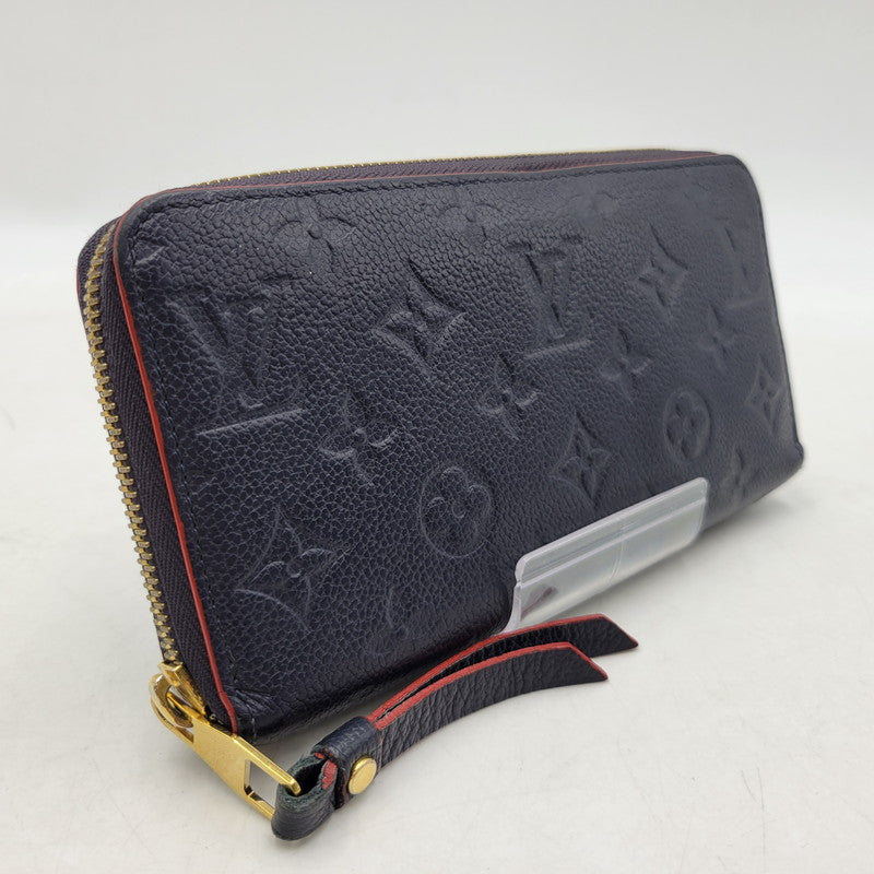 【中古品】【メンズ/レディース】 LOUIS VUITTON ルイ・ヴィトン M62121 SP2270 モノグラム アンプラント ジッピー ウォレット マリーヌルージュ 財布 長財布 179-251215-ya-19-izu カラー：ネイビー 万代Net店