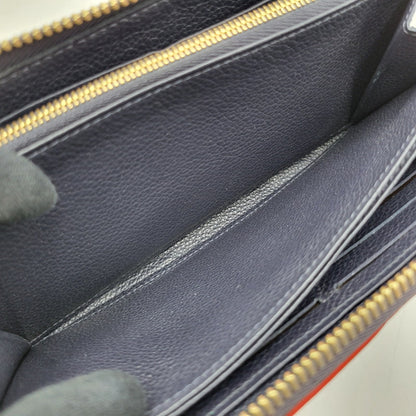 【中古品】【メンズ/レディース】 LOUIS VUITTON ルイ・ヴィトン M62121 SP2270 モノグラム アンプラント ジッピー ウォレット マリーヌルージュ 財布 長財布 179-251215-ya-19-izu カラー：ネイビー 万代Net店