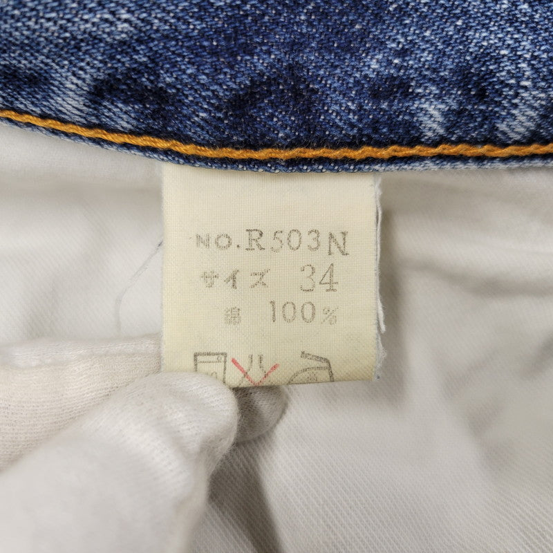 【中古品】【メンズ】 F.O.B FACTORY エフオービーファクトリー R503N 月桂樹ボタン DENIM PANTS デニム パンツ ボトムス ズボン 156-251220-cs-04-izu サイズ：34 カラー：インディゴ 万代Net店