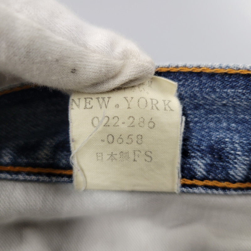 【中古品】【メンズ】 F.O.B FACTORY エフオービーファクトリー R503N 月桂樹ボタン DENIM PANTS デニム パンツ ボトムス ズボン 156-251220-cs-04-izu サイズ：34 カラー：インディゴ 万代Net店