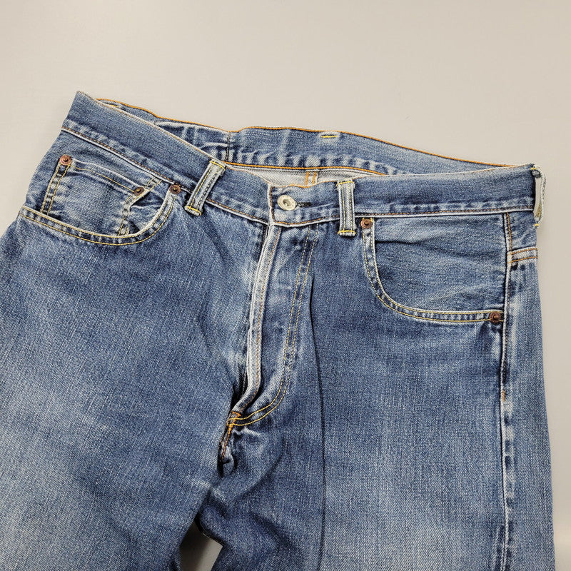 【中古品】【メンズ】 F.O.B FACTORY エフオービーファクトリー R503N 月桂樹ボタン DENIM PANTS デニム パンツ ボトムス ズボン 156-251220-cs-04-izu サイズ：34 カラー：インディゴ 万代Net店