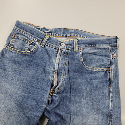【中古品】【メンズ】 F.O.B FACTORY エフオービーファクトリー R503N 月桂樹ボタン DENIM PANTS デニム パンツ ボトムス ズボン 156-251220-cs-04-izu サイズ：34 カラー：インディゴ 万代Net店