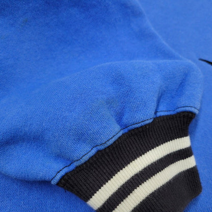 【中古品】【メンズ】 BLACK EYE PATCH ブラックアイパッチ SPRAY RIB CREWNECK SWEATSHIRT スプレー リブ クルーネック スウェットシャツ トップス 長袖 142-251220-cs-03-izu サイズ：M カラー：ブルー 万代Net店