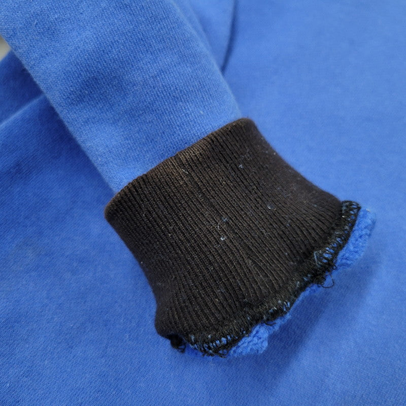 【中古品】【メンズ】 BLACK EYE PATCH ブラックアイパッチ SPRAY RIB CREWNECK SWEATSHIRT スプレー リブ クルーネック スウェットシャツ トップス 長袖 142-251220-cs-03-izu サイズ：M カラー：ブルー 万代Net店