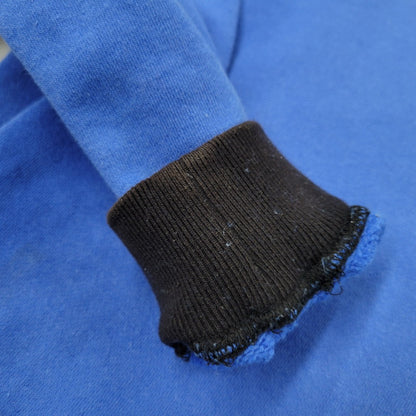 【中古品】【メンズ】 BLACK EYE PATCH ブラックアイパッチ SPRAY RIB CREWNECK SWEATSHIRT スプレー リブ クルーネック スウェットシャツ トップス 長袖 142-251220-cs-03-izu サイズ：M カラー：ブルー 万代Net店