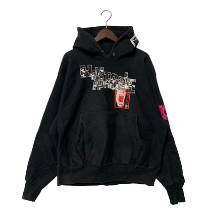 【中古品】【メンズ】 HEX ANTISTYLE ヘックスアンチスタイル CHAMPION チャンピオン SWEAT HOODIE スウェット フーディー トップス 長袖 142-251220-cs-22-izu サイズ：L カラー：ブラック 万代Net店