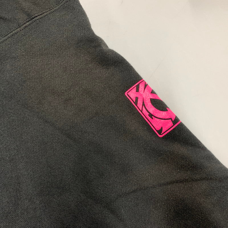 【中古品】【メンズ】 HEX ANTISTYLE ヘックスアンチスタイル CHAMPION チャンピオン SWEAT HOODIE スウェット フーディー トップス 長袖 142-251220-cs-22-izu サイズ：L カラー：ブラック 万代Net店
