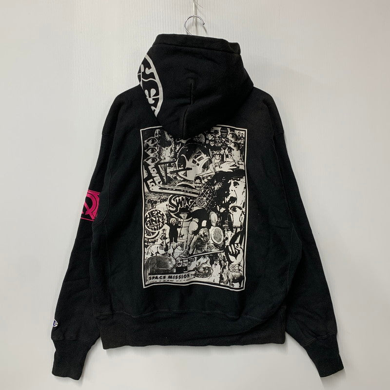 【中古品】【メンズ】 HEX ANTISTYLE ヘックスアンチスタイル CHAMPION チャンピオン SWEAT HOODIE スウェット フーディー トップス 長袖 142-251220-cs-22-izu サイズ：L カラー：ブラック 万代Net店