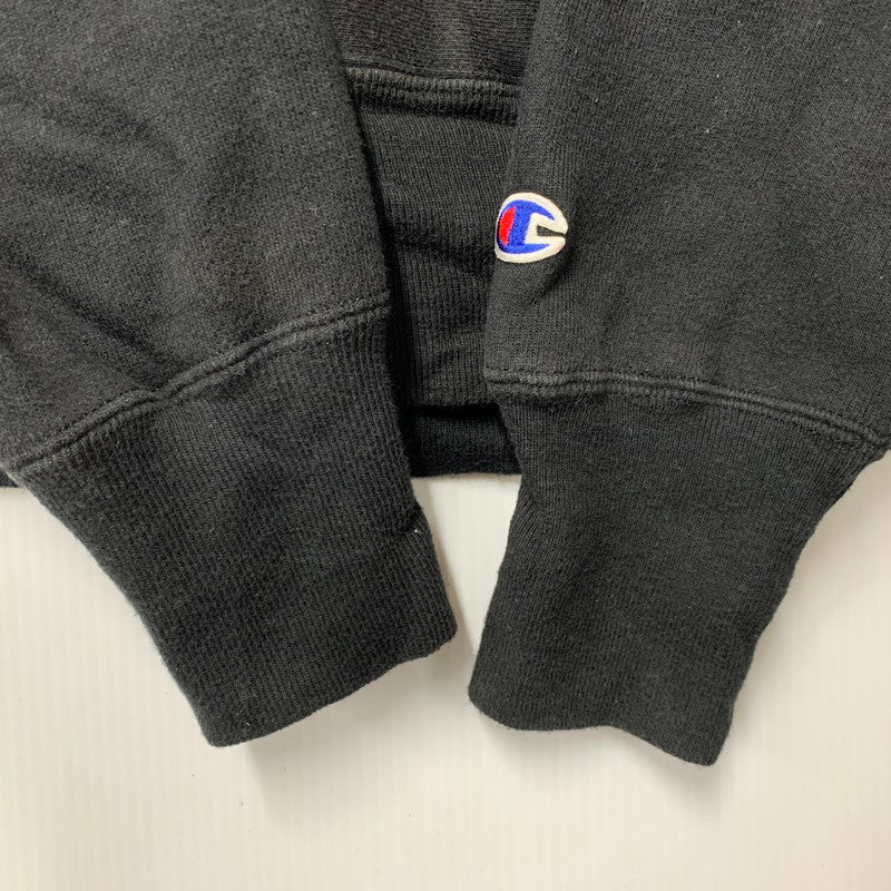 【中古品】【メンズ】 HEX ANTISTYLE ヘックスアンチスタイル CHAMPION チャンピオン SWEAT HOODIE スウェット フーディー トップス 長袖 142-251220-cs-22-izu サイズ：L カラー：ブラック 万代Net店
