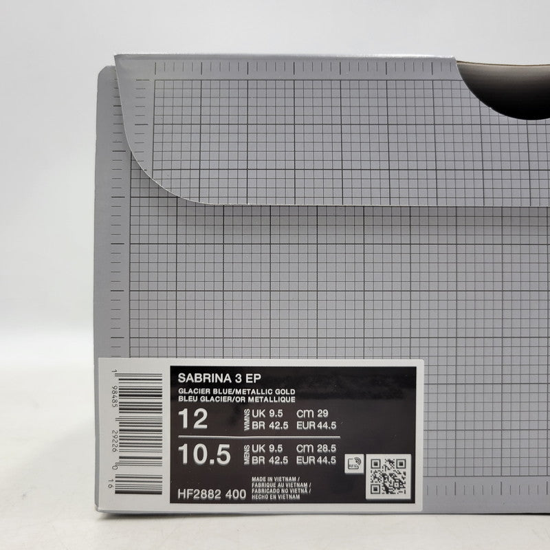 【未使用品】【メンズ】 NIKE ナイキ WOMEN'S SABRINA3 BLUEPRINT ウィメンズ サブリナ3 ブループリント HF2882-400 スニーカー 靴 160-251215-yn-01-izu サイズ：29cm カラー：グレイシャーブルー/ライトアーモリーブルー/スチルブルー/メタリックゴールド 万代Net店