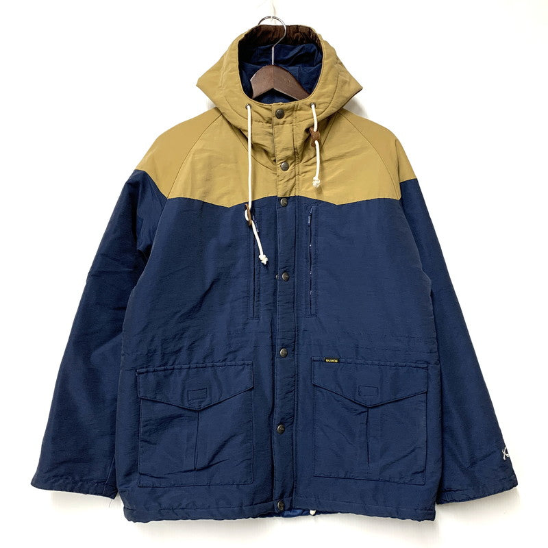 【中古品】【メンズ】 BLUCO ブルコ OL-047-021 MOUNTAIN PARKA マウンテン パーカー アウター 145-251220-cs-25-izu サイズ：60/40 カラー：ネイビー×ベージュ 万代Net店