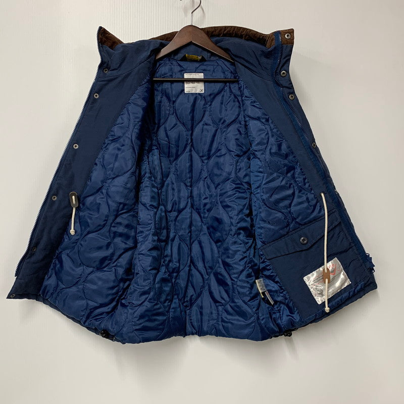【中古品】【メンズ】 BLUCO ブルコ OL-047-021 MOUNTAIN PARKA マウンテン パーカー アウター 145-251220-cs-25-izu サイズ：60/40 カラー：ネイビー×ベージュ 万代Net店