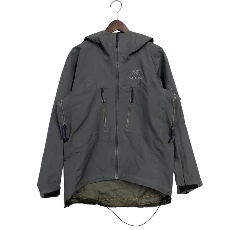 【現状渡し品】【メンズ】 ARC'TERYX アークテリクス 6290 カナダ製 ALPHA LT JACKET アルファ ジャケット アウター 長袖 144-251214-hk-03-izu サイズ：S カラー：グレー 万代Net店