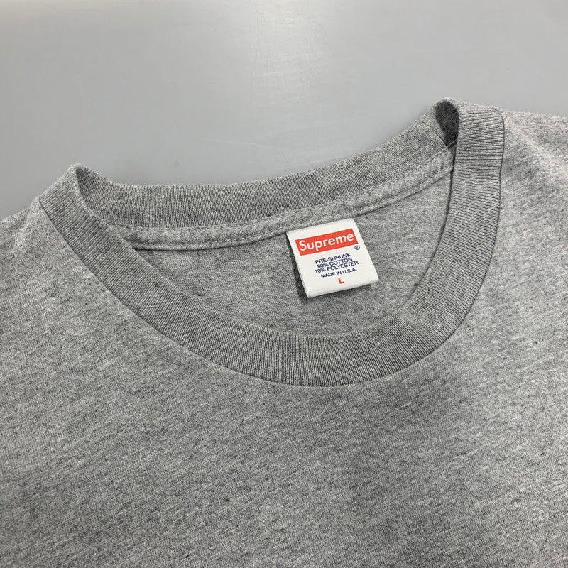 【中古品】【メンズ】 GO FUCK YOURSELF POCKET TEE ゴー ファック ユアセルフ ポケット Tシャツ 半袖 ショートスリーブ トップス 149-260103-kh-04-izu サイズ：L カラー：グレー 万代Net店