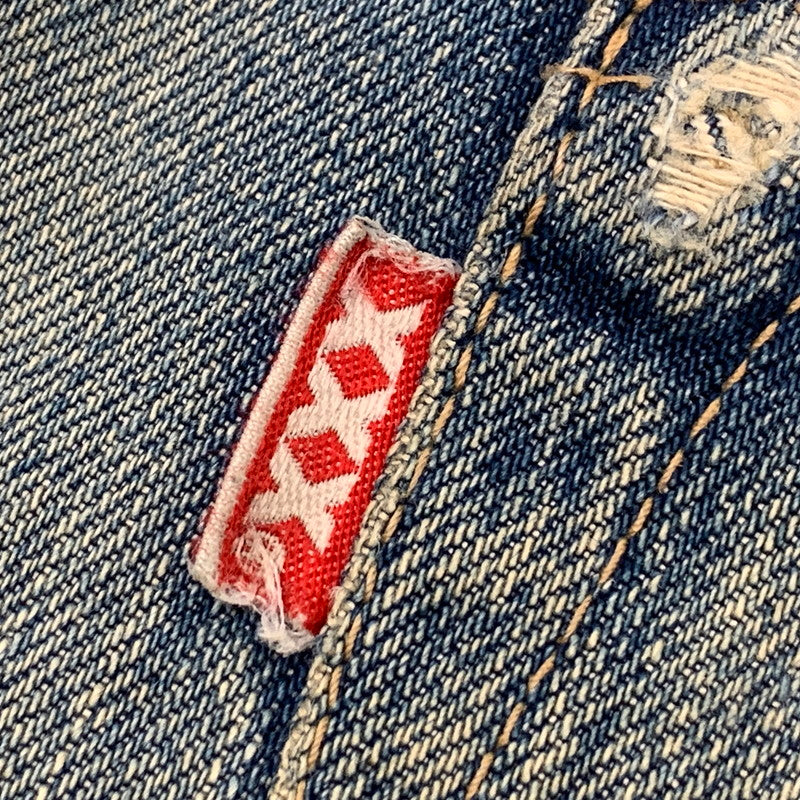 【現状渡し品】【メンズ】 HYSTERIC GLAMOUR ヒステリックグラマー XXX STUDS DENIM PANTS スタッズ デニム パンツ ズボン ボトムス 151-251215-ya-06-izu サイズ：下記参照 カラー：インディゴ 万代Net店