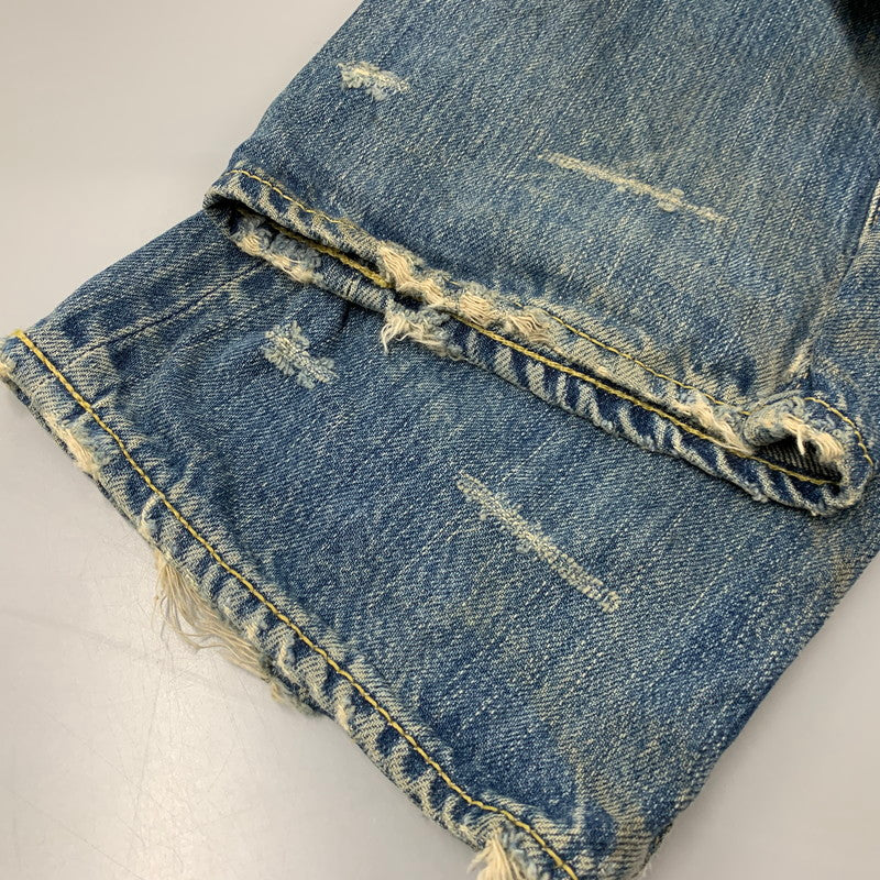 【現状渡し品】【メンズ】 HYSTERIC GLAMOUR ヒステリックグラマー XXX STUDS DENIM PANTS スタッズ デニム パンツ ズボン ボトムス 151-251215-ya-06-izu サイズ：下記参照 カラー：インディゴ 万代Net店