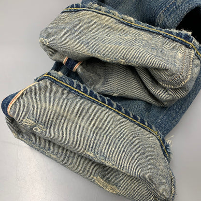 【現状渡し品】【メンズ】 HYSTERIC GLAMOUR ヒステリックグラマー XXX STUDS DENIM PANTS スタッズ デニム パンツ ズボン ボトムス 151-251215-ya-06-izu サイズ：下記参照 カラー：インディゴ 万代Net店