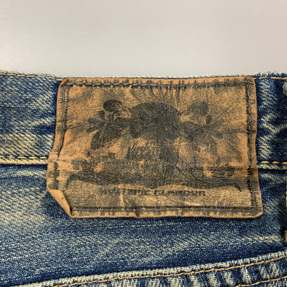 【現状渡し品】【メンズ】 HYSTERIC GLAMOUR ヒステリックグラマー XXX STUDS DENIM PANTS スタッズ デニム パンツ ズボン ボトムス 151-251215-ya-06-izu サイズ：下記参照 カラー：インディゴ 万代Net店