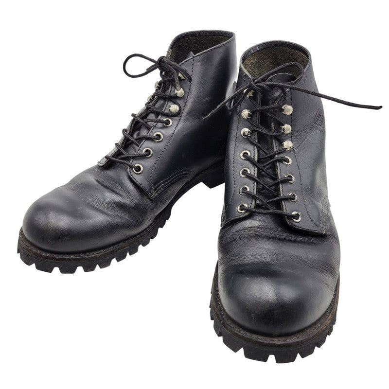 【現状渡し品】【メンズ】 RED WING レッドウィング 6-INCH CLASSIC ROUND BOOTS 8165 6インチ クラシック ラウンド ブーツ USA製 シューズ 靴 164-251215-as-06-izu サイズ：28cm カラー：ブラック 万代Net店