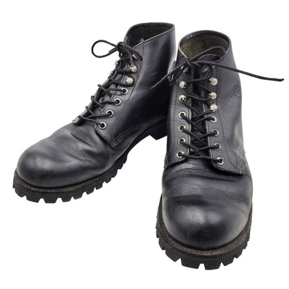 【現状渡し品】【メンズ】 RED WING レッドウィング 6-INCH CLASSIC ROUND BOOTS 8165 6インチ クラシック ラウンド ブーツ USA製 シューズ 靴 164-251215-as-06-izu サイズ：28cm カラー：ブラック 万代Net店