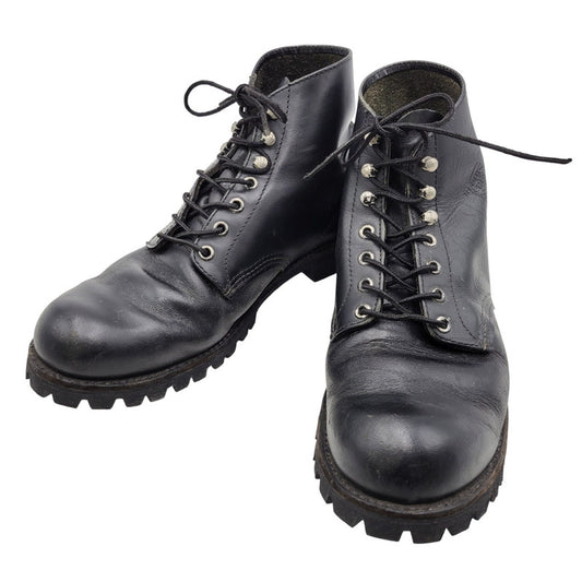 【現状渡し品】【メンズ】 RED WING レッドウィング 6-INCH CLASSIC ROUND BOOTS 8165 6インチ クラシック ラウンド ブーツ USA製 シューズ 靴 164-251215-as-06-izu サイズ：28cm カラー：ブラック 万代Net店