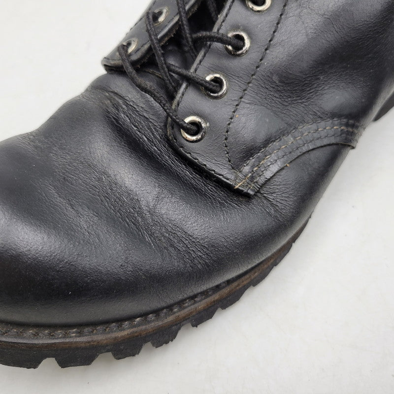 【現状渡し品】【メンズ】 RED WING レッドウィング 6-INCH CLASSIC ROUND BOOTS 8165 6インチ クラシック ラウンド ブーツ USA製 シューズ 靴 164-251215-as-06-izu サイズ：28cm カラー：ブラック 万代Net店