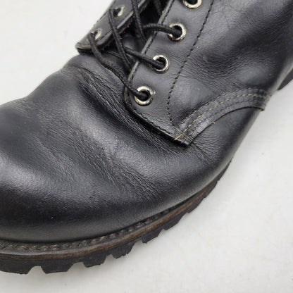 【現状渡し品】【メンズ】 RED WING レッドウィング 6-INCH CLASSIC ROUND BOOTS 8165 6インチ クラシック ラウンド ブーツ USA製 シューズ 靴 164-251215-as-06-izu サイズ：28cm カラー：ブラック 万代Net店